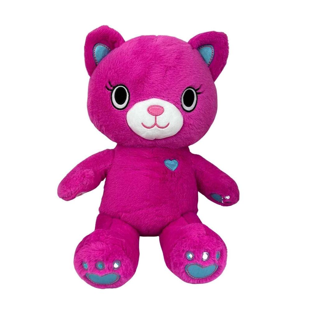 BUILD A BEAR Kabu Catlynn Pink Cat Plush Frozen II Into the Unknown Sound 18in